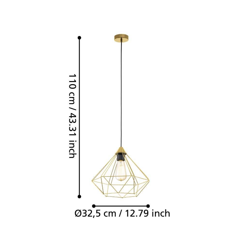 43679_DIMENSION_0001 | Eglo Romania Pendul TARBES E27 IP20 43679