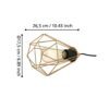 43685_DIMENSION_0001 | Eglo Romania Veioză TARBES E27 IP20 43685