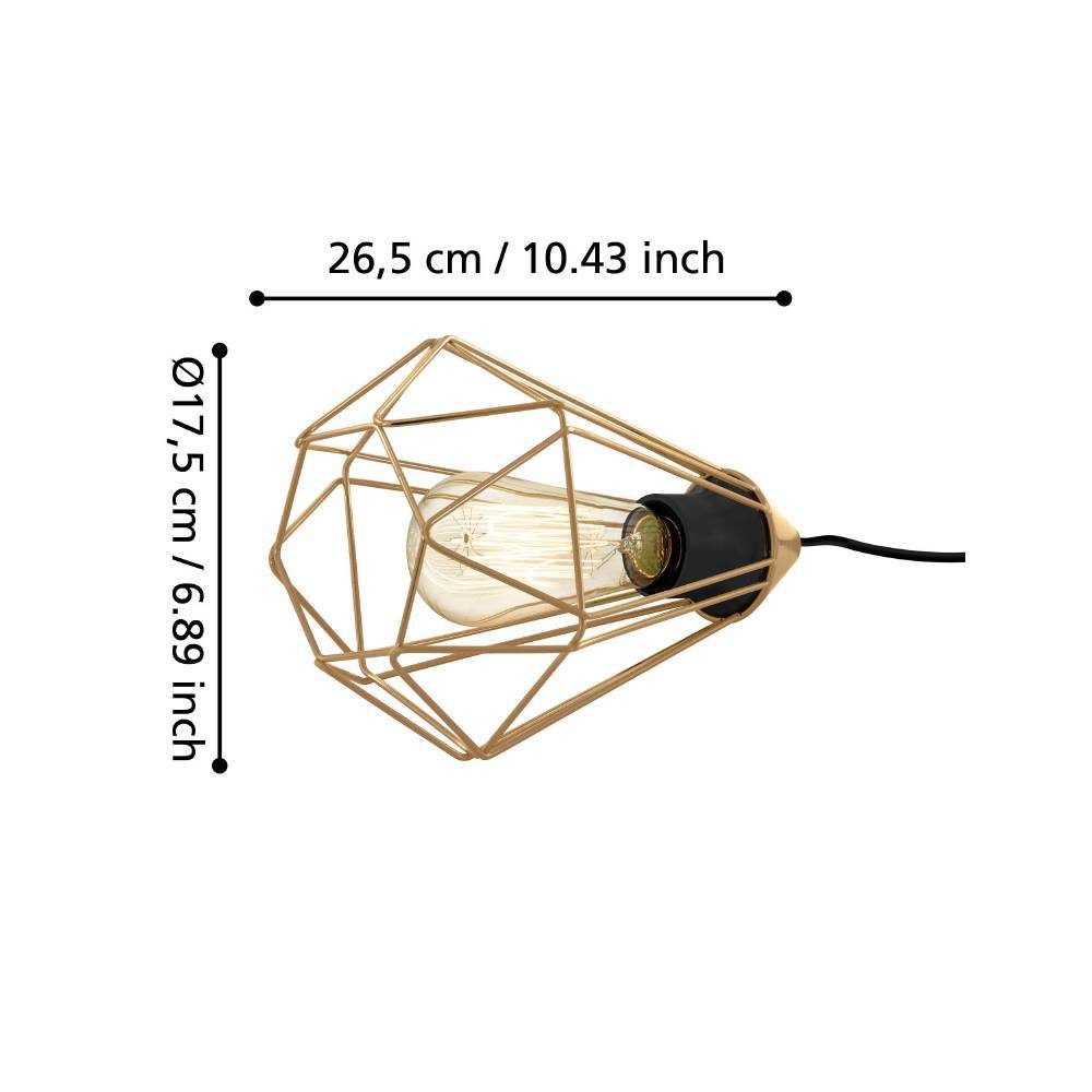 43685_DIMENSION_0001 | Eglo Romania Veioză TARBES E27 IP20 43685