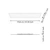98767_DIMENSION_0001 | Eglo Romania Panou SALOBRENA-B LED 32.5W IP20 98767