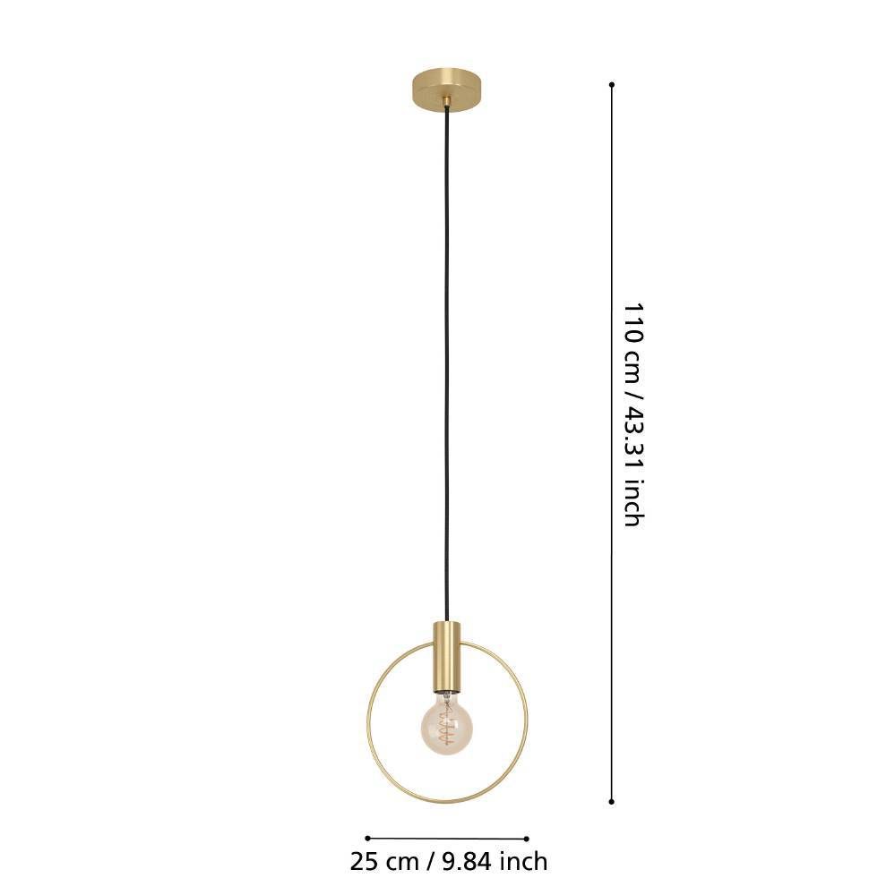 98834_DIMENSION_0001 | Eglo Romania Pendul MANIZALES E27 IP20 98834
