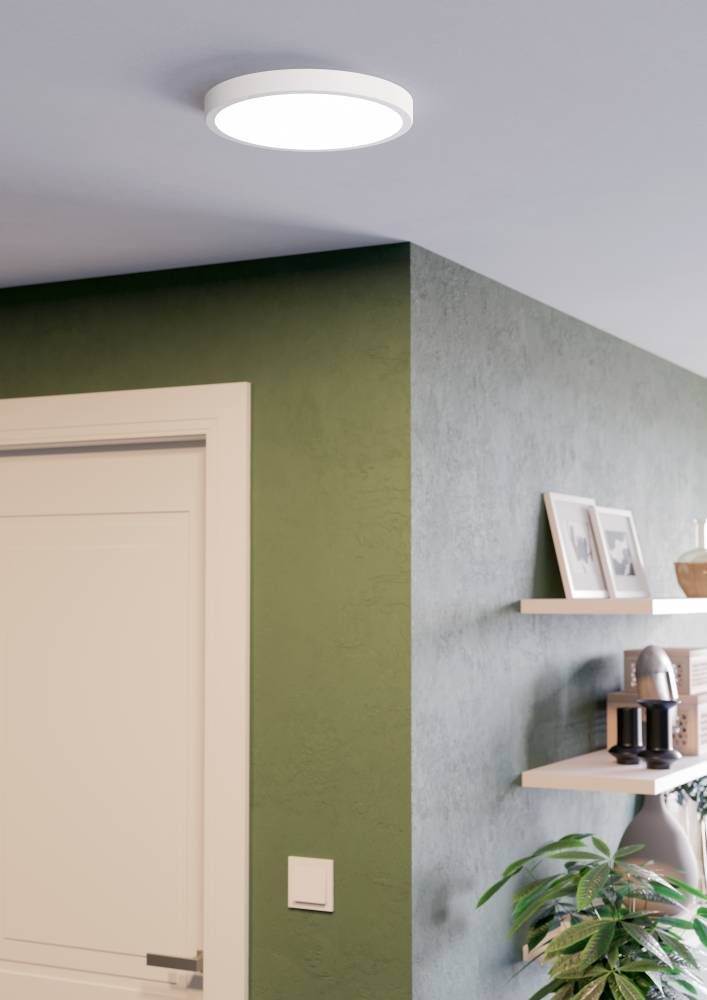 98843_AMBIENT_0001 | Eglo Romania Aplică/Plafonieră FUEVA-Z LED 19.5W IP44 98843