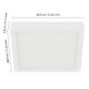 98849_DIMENSION_0001 | Eglo Romania Aplică/Plafonieră FUEVA-Z LED 19.5W IP44 98849