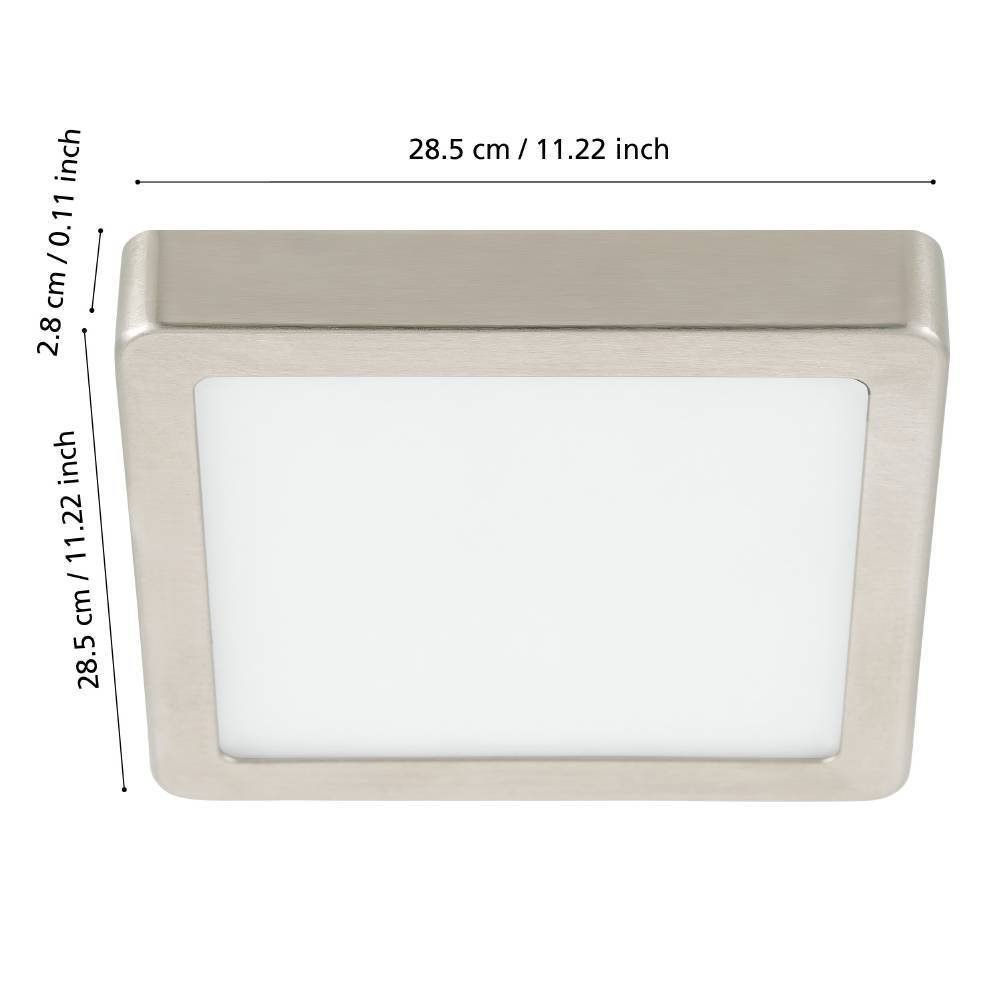 98852_DIMENSION_0001 | Eglo Romania Aplică/Plafonieră FUEVA-Z LED 19.5W IP44 98852