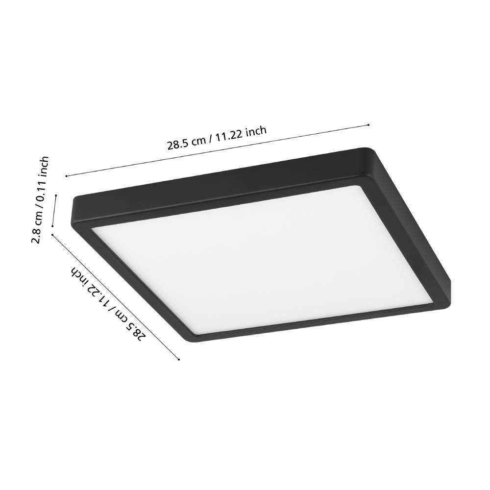 98854_DIMENSION_0001 | Eglo Romania Aplică/Plafonieră FUEVA-Z LED 19.5W IP44 98854