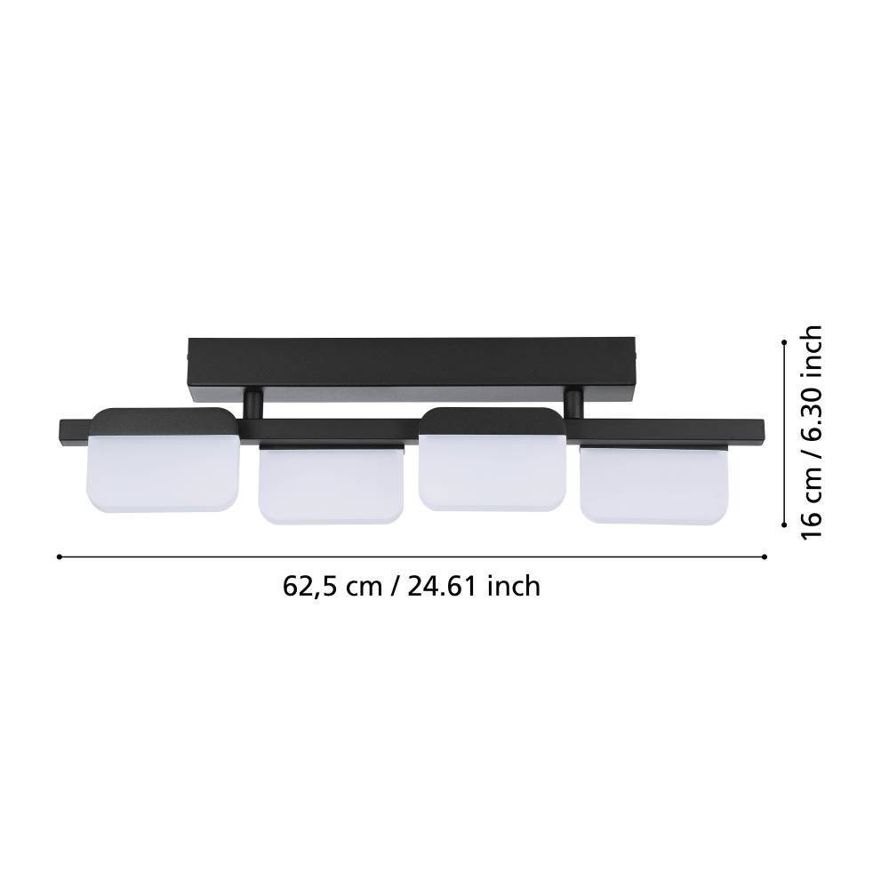 98874_DIMENSION_0001 | Eglo Romania Plafonieră ERVIDEL LED 4X4.5W IP20 98874