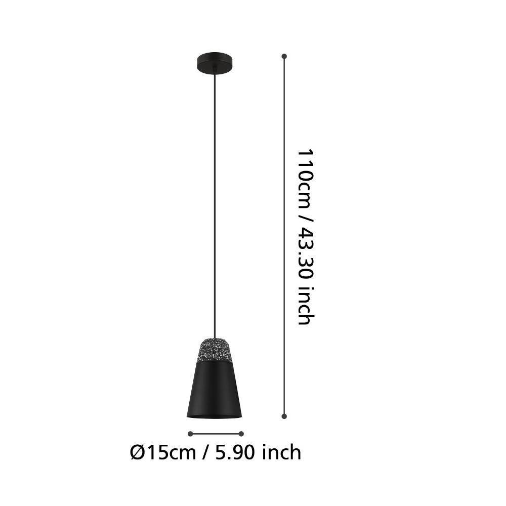 99544_DIMENSION_0001 | Eglo Romania Pendul CANTERRAS E27 IP20 99544