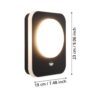99584_DIMENSION_0001 | Eglo Romania Aplică MADRIZ LED 2X3.6W IP44 99584