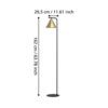 99594_DIMENSION_0001 | Eglo Romania Lampadar NARICES E27 IP20 99594
