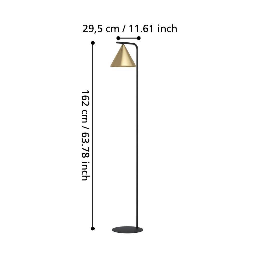 99594_DIMENSION_0001 | Eglo Romania Lampadar NARICES E27 IP20 99594