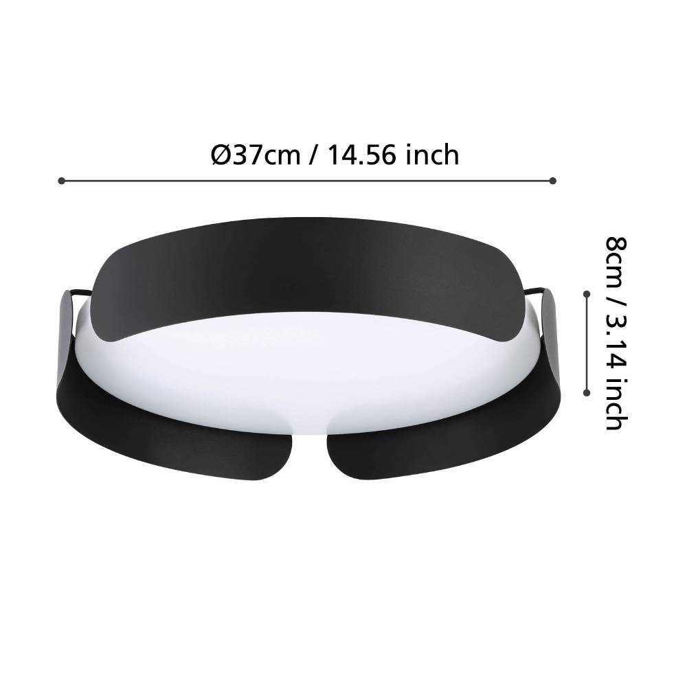 99621_DIMENSION_0001 | Eglo Romania Plafonieră VALCASOTTO LED 20W IP20 99621