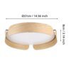 99622_DIMENSION_0001 | Eglo Romania Plafonieră VALCASOTTO LED 20W IP20 99622