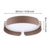 99623_DIMENSION_0001 | Eglo Romania Plafonieră VALCASOTTO LED 20W IP20 99623