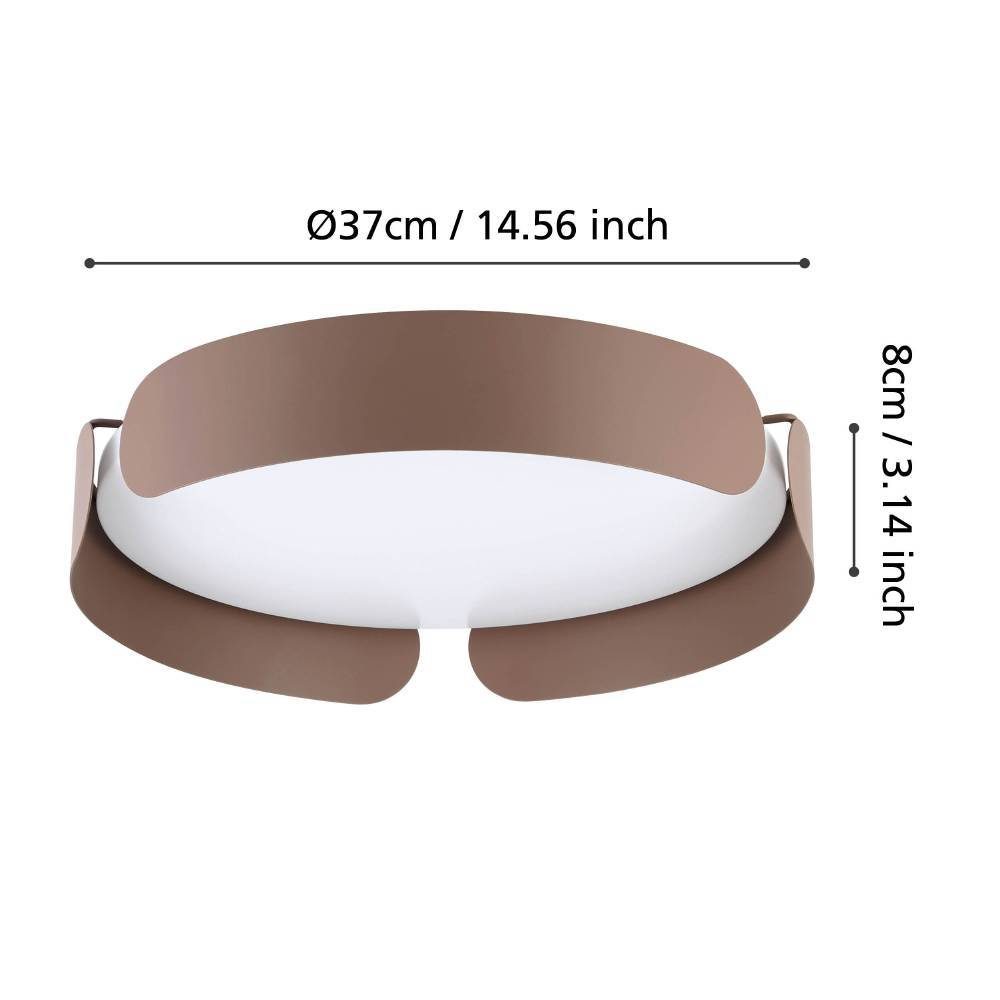 99623_DIMENSION_0001 | Eglo Romania Plafonieră VALCASOTTO LED 20W IP20 99623