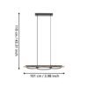 99625_DIMENSION_0001 | Eglo Romania Lustră BOYAL LED 2X12.5W;15.5W IP20 99625