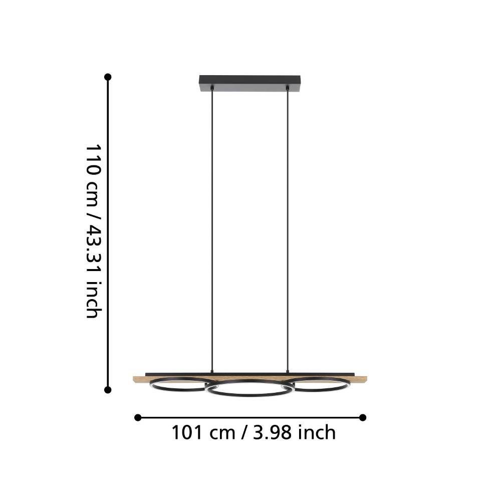 99625_DIMENSION_0001 | Eglo Romania Lustră BOYAL LED 2X12.5W;15.5W IP20 99625