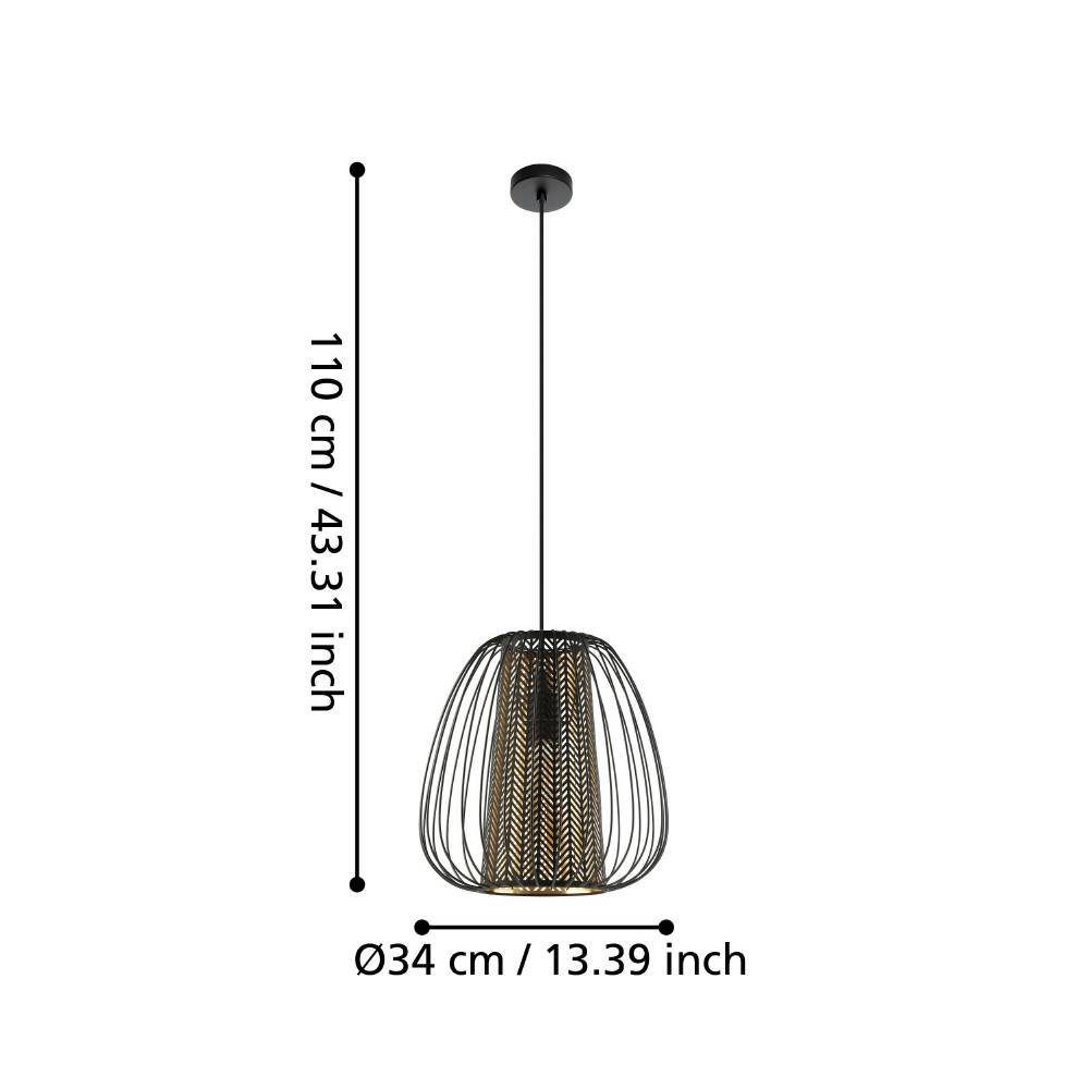 99661_DIMENSION_0001 | Eglo Romania Pendul CURASAO E27 IP20 99661
