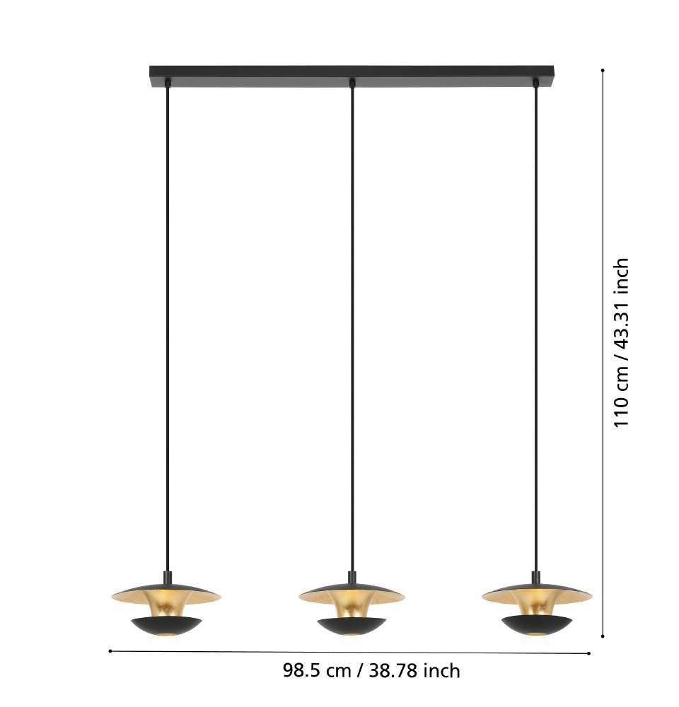 99663_DIMENSION_0001 | Eglo Romania Lustră NUVANO LED GU10 3X4.5W IP20 99663