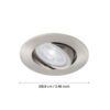 99672_DIMENSION_0001 | Eglo Romania Spot încastrat SALICETO-Z LED 4.7W IP20 99672