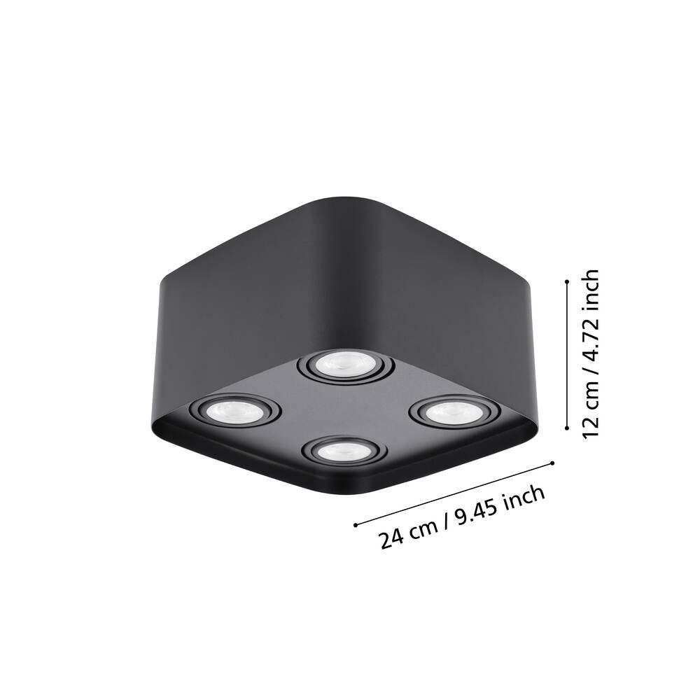 99675_DIMENSION_0001-JPG 1000px | Eglo Romania Plafonieră CAMINALES-Z LED GU10 4X4.9W IP20 99675