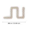 99687_DIMENSION_0001 | Eglo Romania Kit bandă STRIPE-Z LED-RGBW 8X3W IP20 99687
