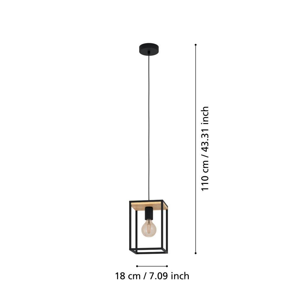 99795_DIMENSION_0001 | Eglo Romania Pendul LIBERTAD E27 IP20 99795