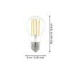 110005_DIMENSION_0001 | Eglo Romania Bec LED E27 12W 2700K 110005