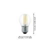 110006_DIMENSION_0001 | Eglo Romania Bec LED E27 4W 2700K 110006