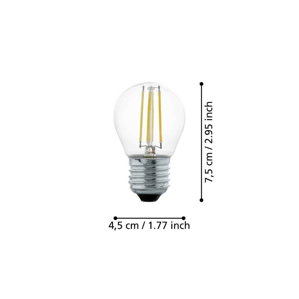 110006_DIMENSION_0001 | Eglo Romania Bec LED E27 4W 2700K 110006