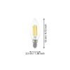 110015_DIMENSION_0001 | Eglo Romania Bec LED E14 4W 2700K 110015