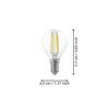 110018_DIMENSION_0001 | Eglo Romania Bec LED E14 4W 2700K 110018