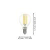 110021_DIMENSION_0001 | Eglo Romania Bec LED E14 7W 2700K 110021