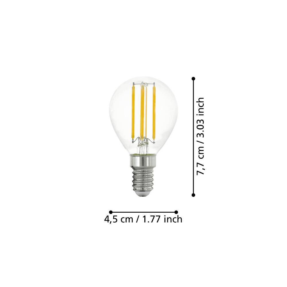 110021_DIMENSION_0001 | Eglo Romania Bec LED E14 7W 2700K 110021