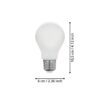110033_DIMENSION_0001 | Eglo Romania Bec LED E27 7W 2700K 110033