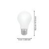 110034_DIMENSION_0001 | Eglo Romania Bec LED E27 9W 2700K 110034