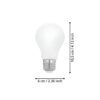 110035_DIMENSION_0001 | Eglo Romania Bec LED E27 12W 2700K 110035