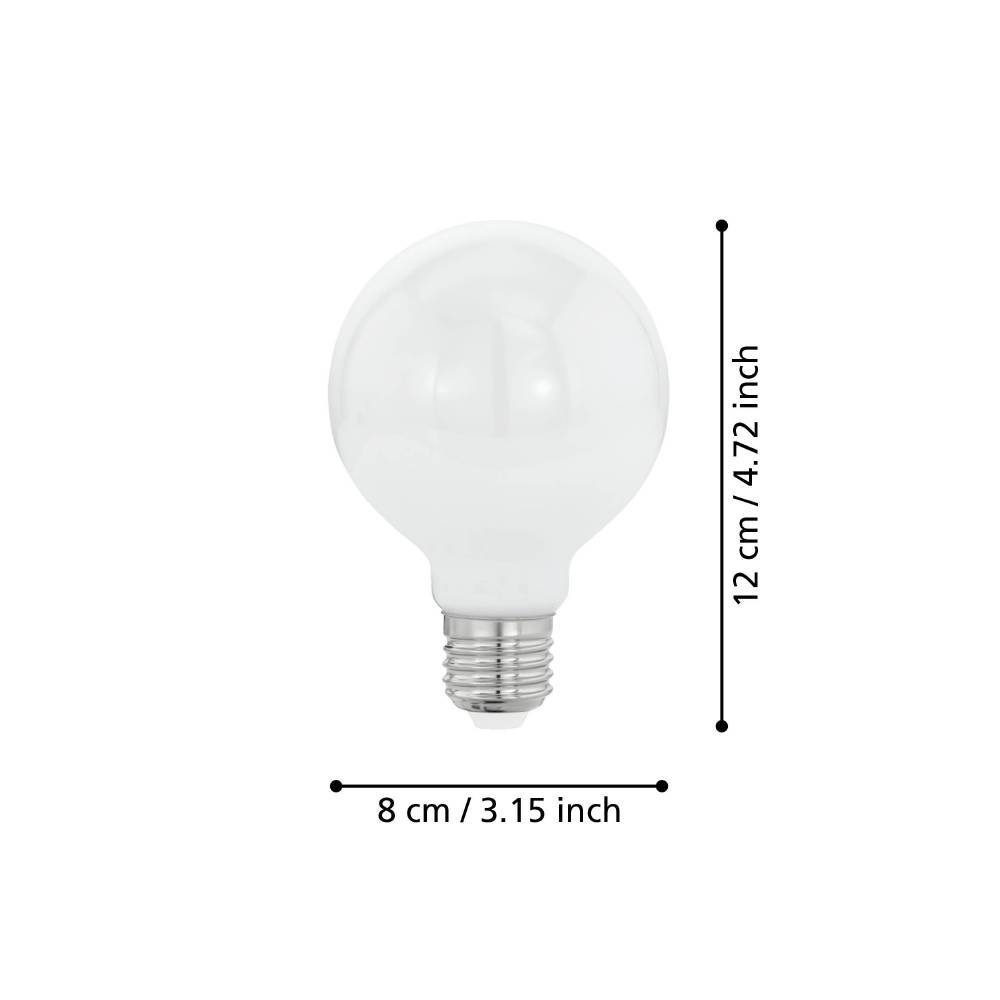 110038_DIMENSION_0001 | Eglo Romania Bec LED E27 7W 2700K 110038
