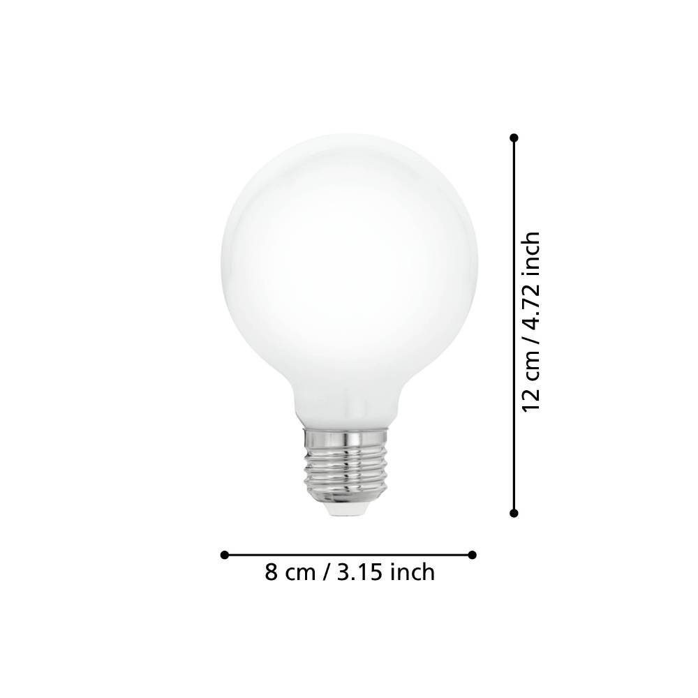 110039_DIMENSION_0001 | Eglo Romania Bec LED E27 9W 2700K 110039