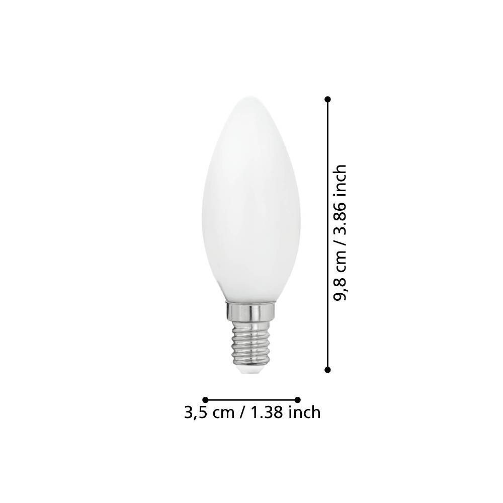 110043_DIMENSION_0001 | Eglo Romania Bec LED E14 4W 2700K 110043