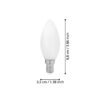 110044_DIMENSION_0001 | Eglo Romania Bec LED E14 7W 2700K 110044