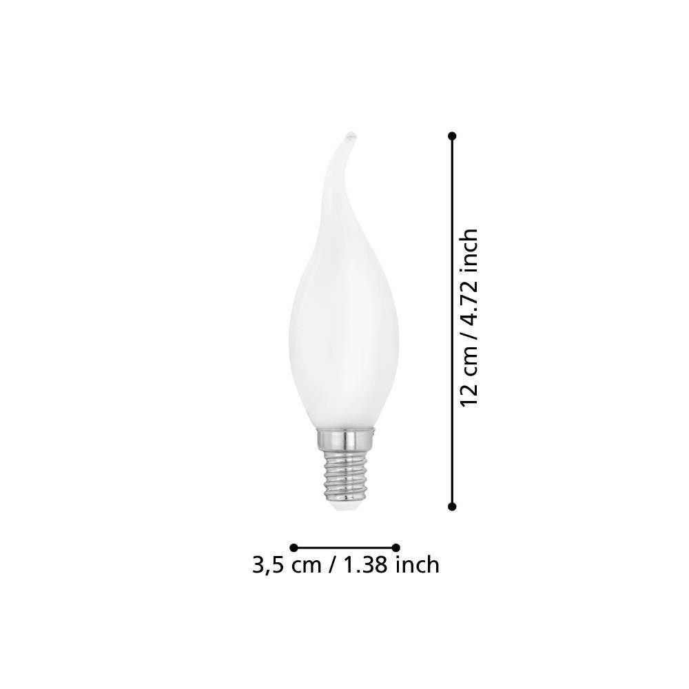 110045_DIMENSION_0001 | Eglo Romania Bec LED E14 4W 2700K 110045