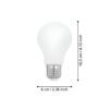 Bec LED E27 7.5W 2700K 110048