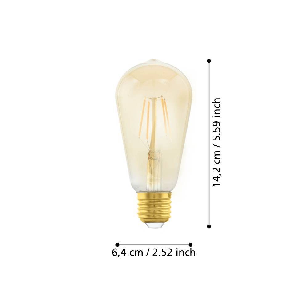 110055_DIMENSION_0001 | Eglo Romania Bec LED E27 4W 2200K 110055