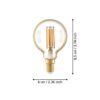 110061_DIMENSION_0001 | Eglo Romania Bec LED E14 4W 2200K 110061