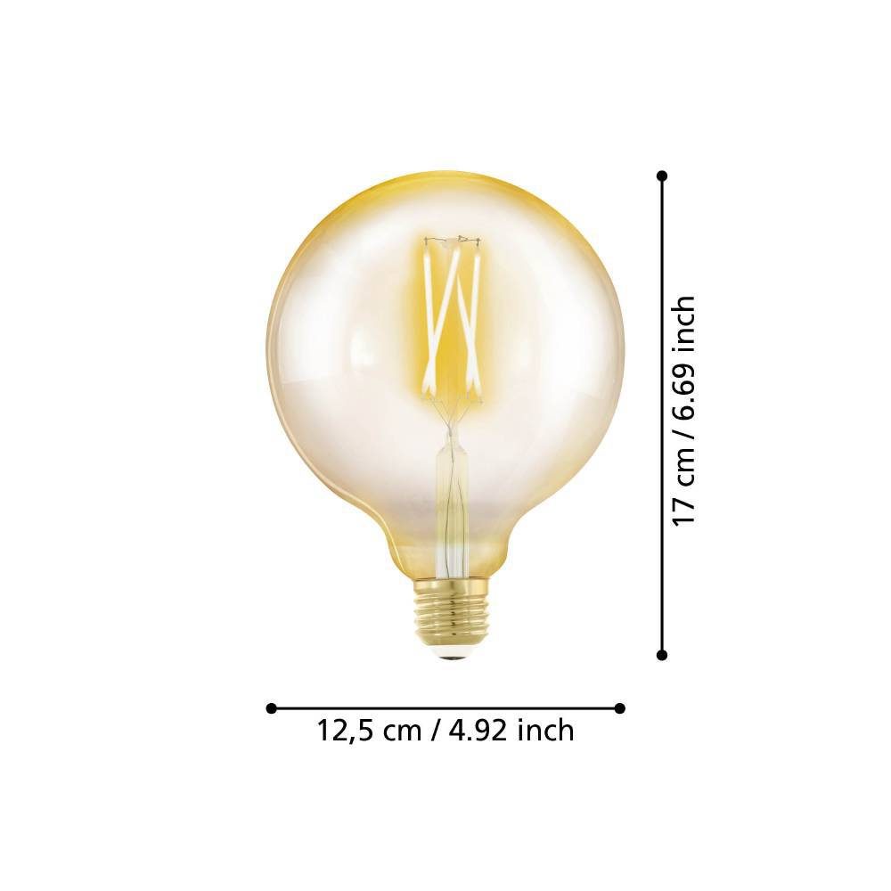 110065_DIMENSION_0001 | Eglo Romania Bec LED E27 4W 1700K 110065