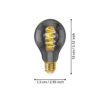 110084_DIMENSION_0001 | Eglo Romania Bec LED E27 4W 2000K 110084
