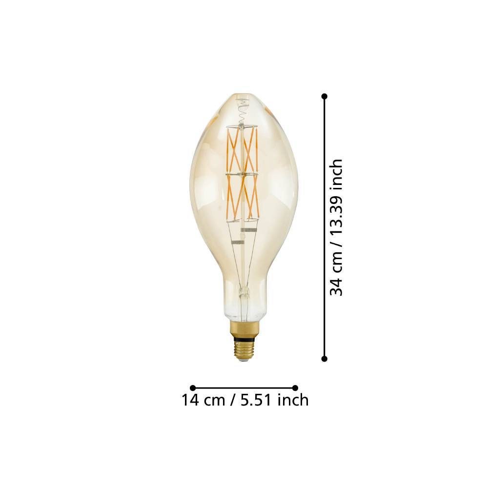 110109_DIMENSION_0001 | Eglo Romania Bec LED E27 8W 2100K 110109