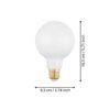 110122_DIMENSION_0001 | Eglo Romania Bec LED E27 7.5W 2700K 110122
