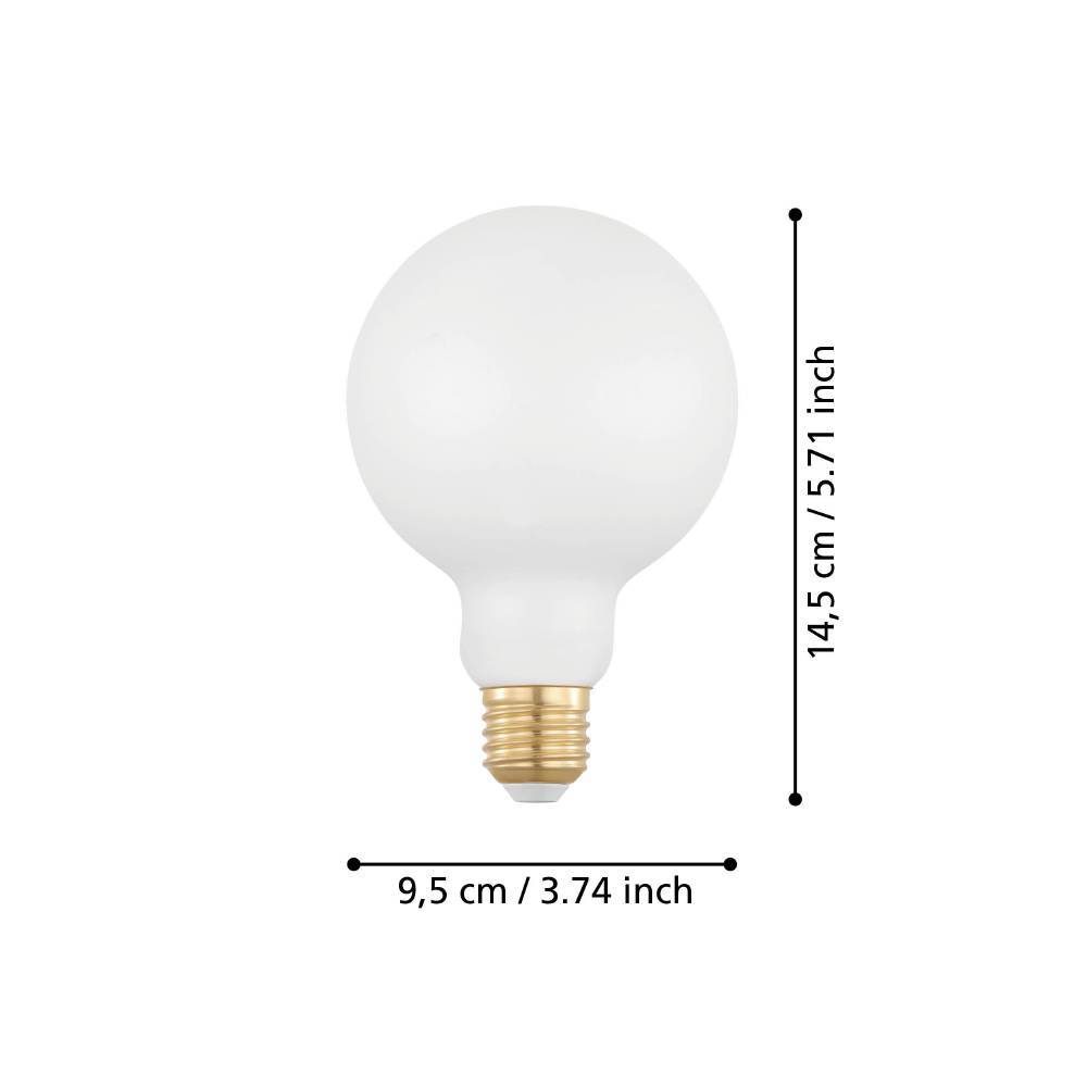 110122_DIMENSION_0001 | Eglo Romania Bec LED E27 7.5W 2700K 110122