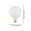 110123_DIMENSION_0001 | Eglo Romania Bec LED E27 7.5W 2700K 110123